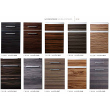 Woodgrain UV Kitchen Cabinet Doors with Handles (zhuv)